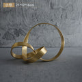 Modern Minimalist Metal Twisted Decor for Entryways